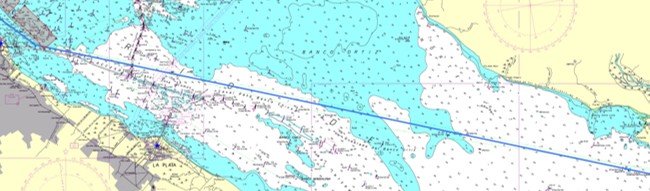 Km 13,6 del Canal Emilio MItre al faro 'La Panela'